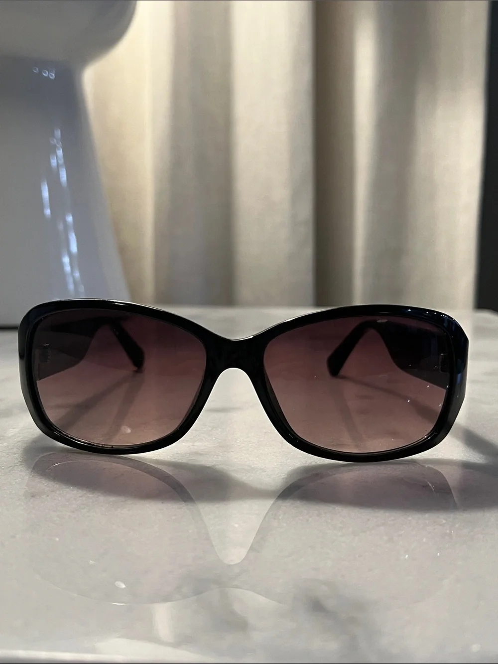 Coach Megan S427 Black & Gold Sunglasses & Case